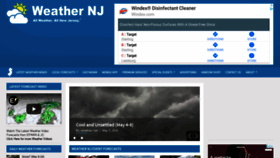 What Weathernj.com website looked like in 2020 (4 years ago)