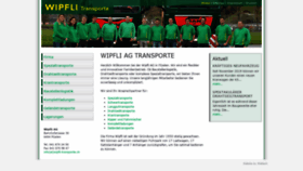 What Wipfli-transporte.ch website looked like in 2020 (3 years ago)