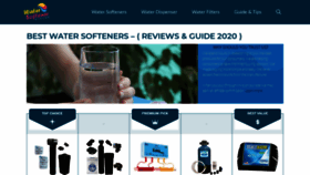 What Watersoftenerwizard.com website looked like in 2020 (4 years ago)