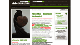 What Weirether.de website looked like in 2020 (6 years ago)