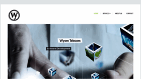 What Wyomtelecom.com website looked like in 2020 (5 years ago)