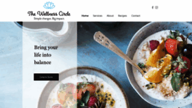 What Wellness-circle.com website looked like in 2020 (3 years ago)