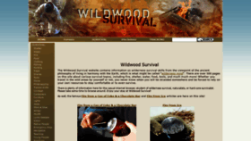 What Wildwoodsurvival.com website looked like in 2020 (3 years ago)