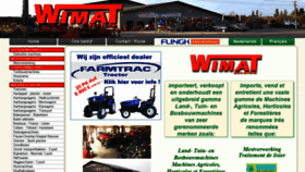 What Wimat.be website looked like in 2020 (3 years ago)