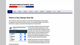 What Wheretogetstamps.org website looked like in 2020 (3 years ago)