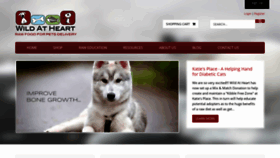 What Wildatheartpets.com website looked like in 2020 (4 years ago)