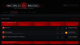 What Worldhitmusic.com website looked like in 2020 (3 years ago)