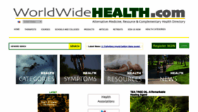 What Worldwidehealth.com website looked like in 2020 (3 years ago)
