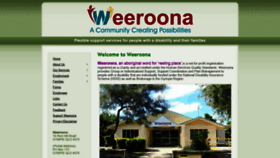 What Weeroona.org.au website looked like in 2020 (3 years ago)