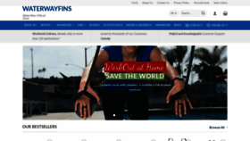 What Waterwayfins.com website looked like in 2020 (3 years ago)