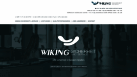 What Wiking-wachschutz.de website looked like in 2020 (3 years ago)