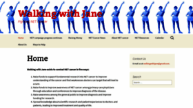 What Walkingwithjane.org website looked like in 2020 (3 years ago)