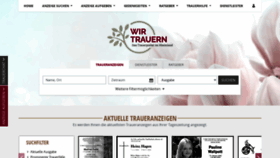 What Wirtrauern.de website looked like in 2020 (6 years ago)