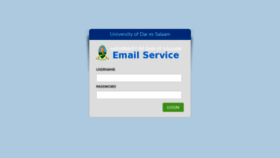 What Webmail.udsm.ac.tz website looked like in 2020 (3 years ago)