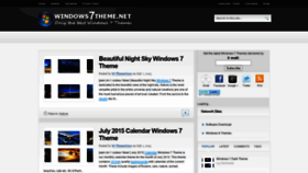 What Windows7theme.net website looked like in 2020 (3 years ago)