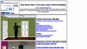 What Waterheatertimer.org website looked like in 2020 (3 years ago)