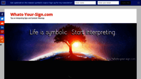 What Whats-your-sign.com website looked like in 2020 (3 years ago)