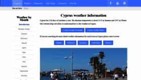 What Weathercyprus.com website looked like in 2020 (4 years ago)