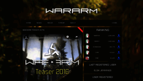 What Wararm.eu website looked like in 2020 (3 years ago)