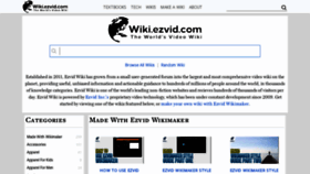What Wiki.ezvid.com website looked like in 2020 (3 years ago)