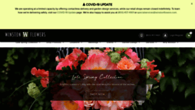 What Winstonflowers.com website looked like in 2020 (3 years ago)