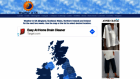 What Weather-in-uk.co.uk website looked like in 2020 (3 years ago)