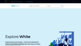 What Whitepages.co.nz website looked like in 2020 (3 years ago)