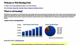 What Webhostingfaq.biz website looked like in 2020 (3 years ago)