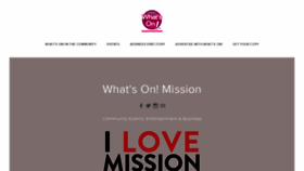 What Whatsonmission.ca website looked like in 2020 (3 years ago)