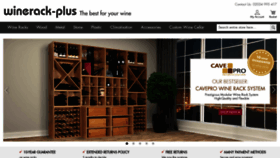 What Winerack-plus.co.uk website looked like in 2020 (3 years ago)