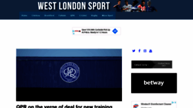 What Westlondonsport.com website looked like in 2020 (3 years ago)