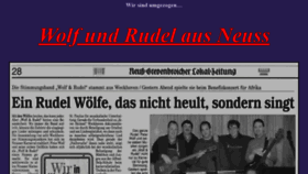 What Wolfundrudel.gmxhome.de website looked like in 2020 (3 years ago)