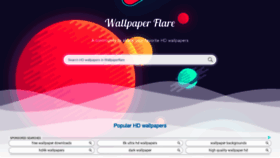 What Wallpaperflare.com website looked like in 2020 (3 years ago)