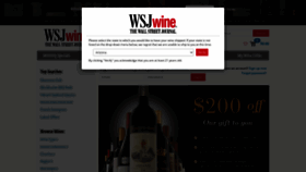 What Wsjwine.com website looked like in 2020 (3 years ago)
