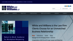 What Whiteandwilliams.com website looked like in 2020 (3 years ago)