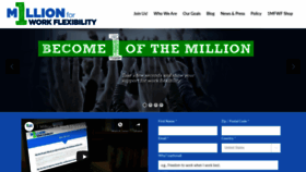 What Workflexibility.org website looked like in 2020 (3 years ago)