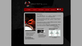 What Weld-test.pl website looked like in 2020 (3 years ago)