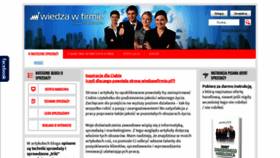 What Wiedzawfirmie.pl website looked like in 2020 (3 years ago)