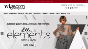 What Wigs.com website looked like in 2020 (3 years ago)