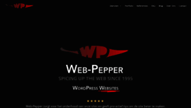 What Web-pepper.com website looked like in 2020 (3 years ago)