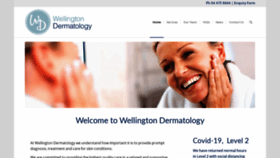What Wellingtondermatology.nz website looked like in 2020 (3 years ago)