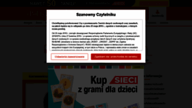 What Wpolityce.pl website looked like in 2020 (3 years ago)