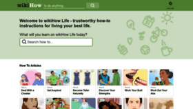 What Wikihow.life website looked like in 2020 (3 years ago)