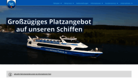 What Weisse-flotte.de website looked like in 2020 (3 years ago)