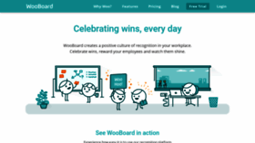 What Wooboard.com website looked like in 2020 (3 years ago)