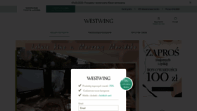 What Westwing.pl website looked like in 2020 (3 years ago)