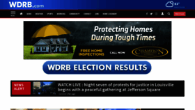 What Wdrb.com website looked like in 2020 (3 years ago)