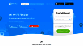 What Wifimap.io website looked like in 2020 (3 years ago)