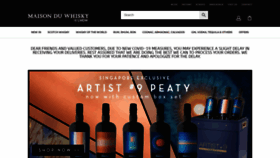 What Whisky.sg website looked like in 2020 (3 years ago)