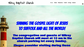What Wilroybaptistchurch.com website looked like in 2020 (4 years ago)